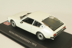 Matra Simca Bagheera 1975, white,  Les Belles Annees Simca #41, Altaya 1:43