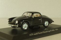 Renault 4CV coach Vernet-Pairard type R 1954, black, Eligor 1:43