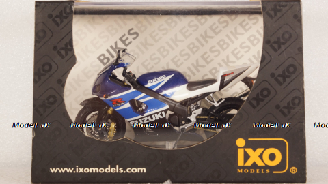 Suzuki GSX-R 1000 Blue/White, STB017, IXO 1:24
