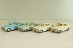 Москвич-412 А2, Медпомощь, белый, капот 2 зажима, Тантал/Радон 1:43