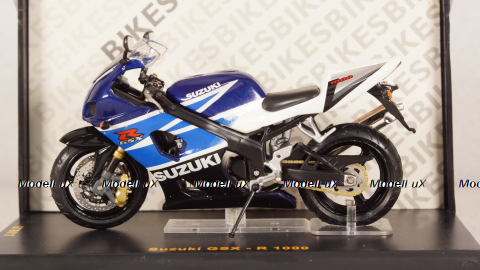 Suzuki GSX-R 1000 Blue/White, STB017, IXO 1:24