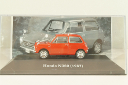 Honda N360 1967, red, Micro-voitures #80, Altaya 1:43
