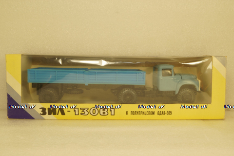 Зил-130 В1 с п/прицепом Одаз-885, февраль 1988г., Электроприбор 1:43