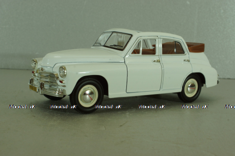 Газ-М20 победа кабриолет, белый, 24215, Lucky die cast 1:24