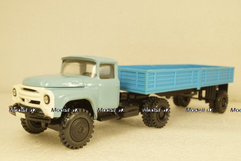 Зил-130 В1 с п/прицепом Одаз-885, февраль 1988г., Электроприбор 1:43