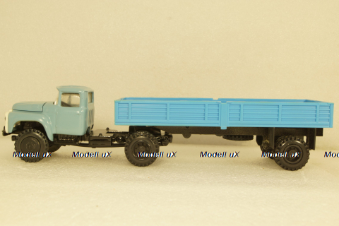 Зил-130 В1 с п/прицепом Одаз-885, февраль 1988г., Электроприбор 1:43