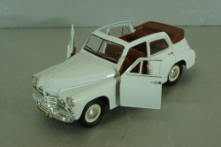 Газ-М20 победа кабриолет, белый, 24215, Lucky die cast 1:24