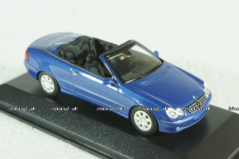 Mercedes CLK Cabriolet (A209) 2003 blue 400031431 Minichamps 1:43