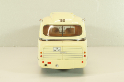 Ikarus 66 bus 1955, beige, Autobus Dal Mondo #21 (с журналом), Hachette 1:43