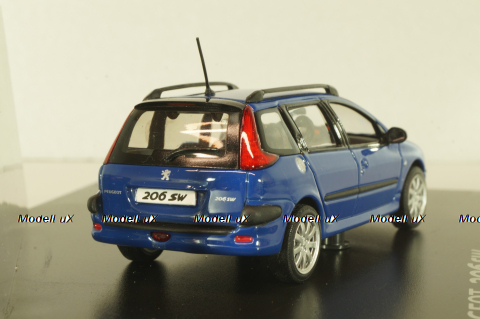Peugeot 206 SW 2001, blue, Norev 1:43 