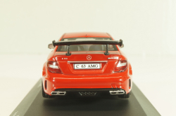 Mercedes C-Class C63 6.3 V8 AMG Black Series 2012, red, 4311602, Solido 1:43