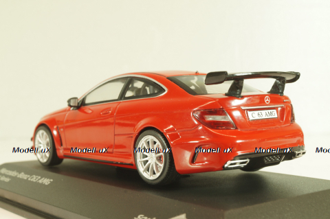 Mercedes C-Class C63 6.3 V8 AMG Black Series 2012, red, 4311602, Solido 1:43
