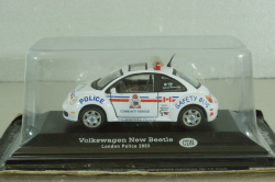 Volkswagen New Beatle, London Police of Canada 2003, white, Cararama 1:43