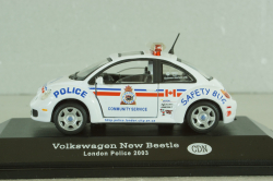 Volkswagen New Beatle, London Police of Canada 2003, white, Cararama 1:43