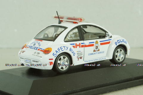Volkswagen New Beatle, London Police of Canada 2003, white, Cararama 1:43