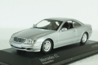 Mercedes CL 500 1999, silver metallic, 430038024, Minichamps 1:43 