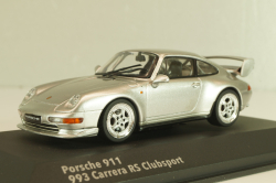 Porsche 911 (993) Carrera RS Clubsport silver, 4313803, Solido 1:43 Уценка!