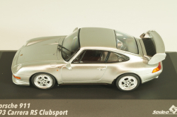 Porsche 911 (993) Carrera RS Clubsport silver, 4313803, Solido 1:43 Уценка!