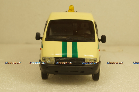 Газ-3221, Газель, Инкассаторская,Агат 1:43