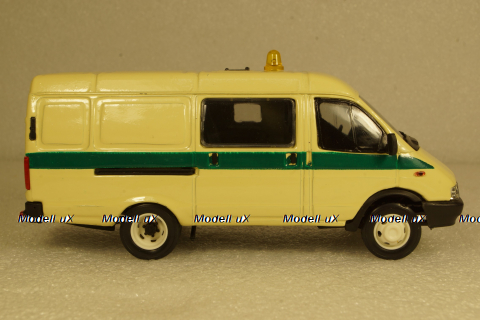 Газ-3221, Газель, Инкассаторская,Агат 1:43