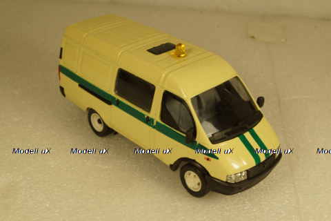 Газ-3221, Газель, Инкассаторская,Агат 1:43