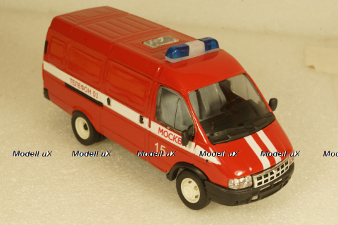 Газ-3221 Газель, Пожарный штаб, Агат 1:43