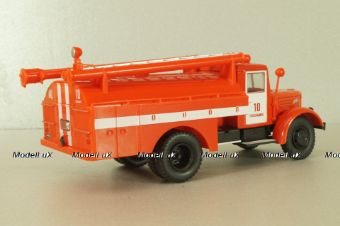 АЦ-30(205) модель ЦГ-А 1977 пожарная автоцистерна на шасси Маз-205, Автолегенды СССР Грузовики №28 1:43