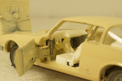 Ford Mustang 2+2, бежевый, Ремейк 1:43