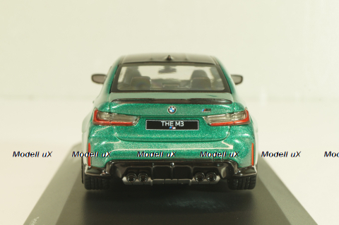 BMW M3 (G80) Competition Saloon 2023, green metallic, 4315301, Solido 1:43