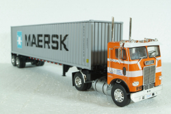 Freightliner COE WFT 6342 Maersk Container Carrier, 1976, American Trucks France # 11, Altaya 1:43