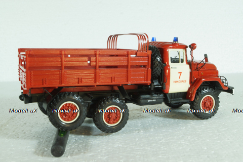 Зил-131 пожарный, бортовой, KV мастерская 1:43