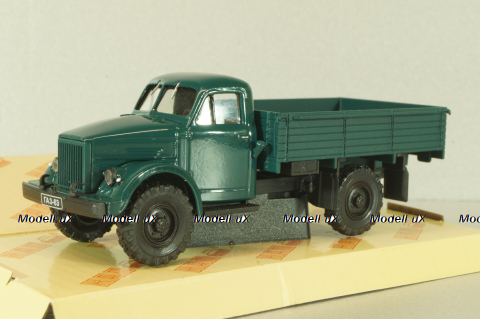 Газ-63 4х4 1948, грузовой автомобиль, зеленый,Н261, Наш Автопром 1:43