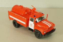 АП-3(130)-148А 1973, пожарный автомобиль порошкового тушения на шасси ЗиЛ-130, Наши Грузовики №44, 1:43