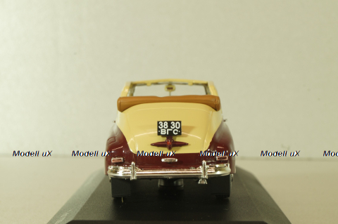 Газ-М20 Победа кабриолет 1947, бежевый/бордовый, WB217, WhiteBox 1:43