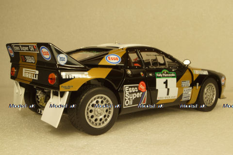 Lancia Rallye 037 #1 Piancavallo 1985 winner Tabaton/Tedeschini, KYO8306E0, Kyosho 1:18