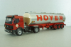 Mercedes-Benz SK 1844 with trailer Hoyer 1994, red/silver, TTR001, IXO 1:43