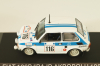 Fiat 126P #116 Rally Acropolis 1984 (Polski Fiat),  white, Kultowe Maluchy #2, Hachette 1:43