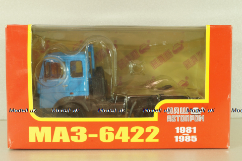 Маз-6422 тягач 1981г, синий, Н796, Наш Автопром 1:43 Уценка!