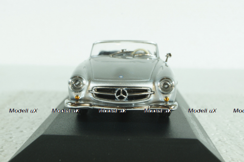 Mercedes 190 SL Cabriolet 1955 silver metallic, 430033151, Minichamps 1:43, Уценка!