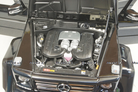 Mercrdes G500 4x4² concept, black, ALM820202, Almost Real 1:18