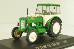 Zetor 50 Super 1966, green, Kultowe Traktory #24, Hachette 1:43