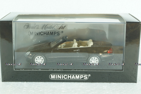 Mercedes CLK Cabriolet (A209) black, 400031430, Minichamps 1:43