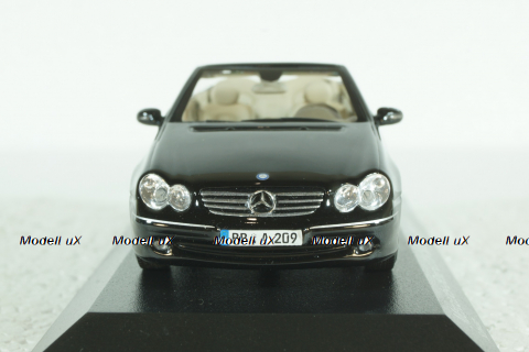 Mercedes CLK Cabriolet (A209) black, 400031430, Minichamps 1:43