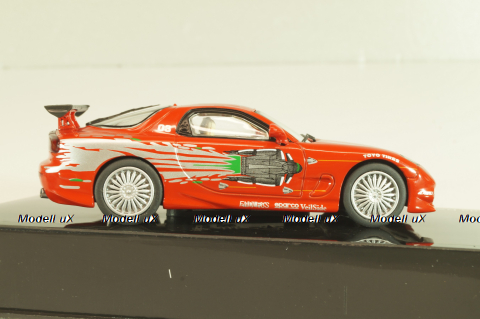 Mazda RX-7 FD (Toretto) 1993, Forsage, red, Fast & Furious #14, Altaya 1:43