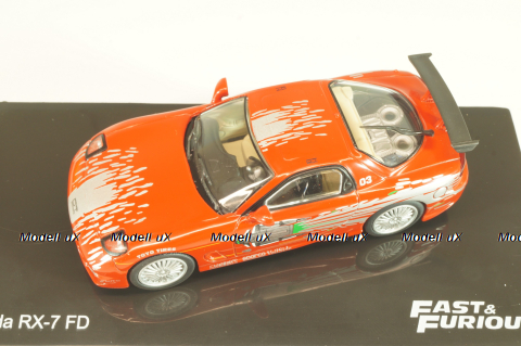 Mazda RX-7 FD (Toretto) 1993, Forsage, red, Fast & Furious #14, Altaya 1:43