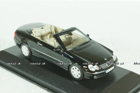 Mercedes CLK Cabriolet (A209) black, 400031430, Minichamps 1:43
