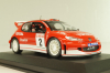 Peugeot 206 WRC #2 Rally Monte Carlo 2003, R.Burns/R.Reid, red, Altaya 1:43