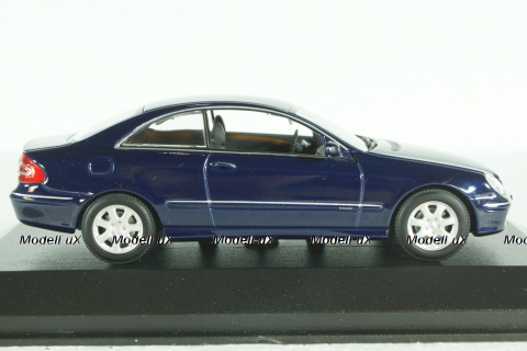 Mercedes CLK 2002 (C209), dark blue, 400031420, Minichamps 1:43 
