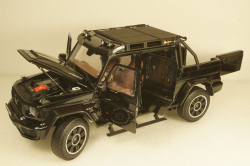 Mercedes G800 Brabus XLP Adventure Pick Up, black, ALM860521, Almost Real 1:18