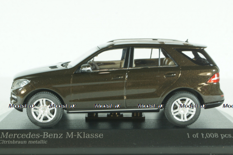 Mercedes ML350, 2011 (W166), brown metallic, 400030101, Minichamps 1:43